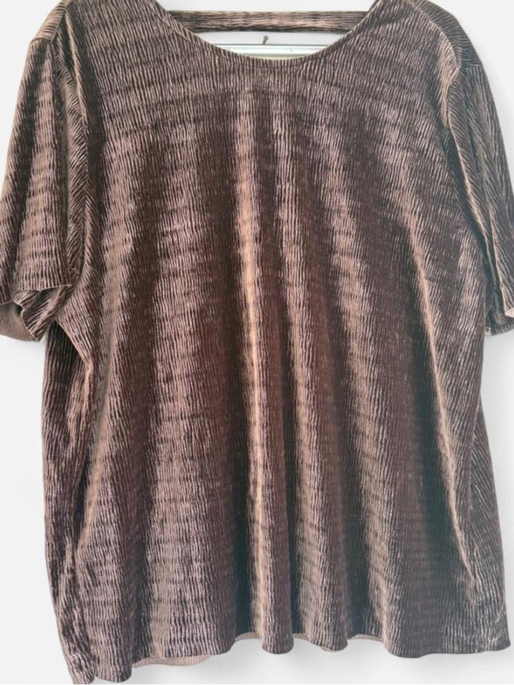Women’s Dark Mauve Velvet Blouse